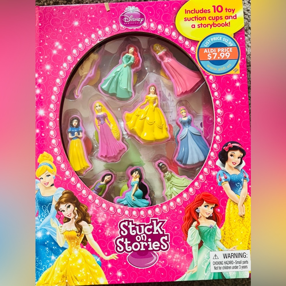Disney Princess Stuck on Stories Book Set